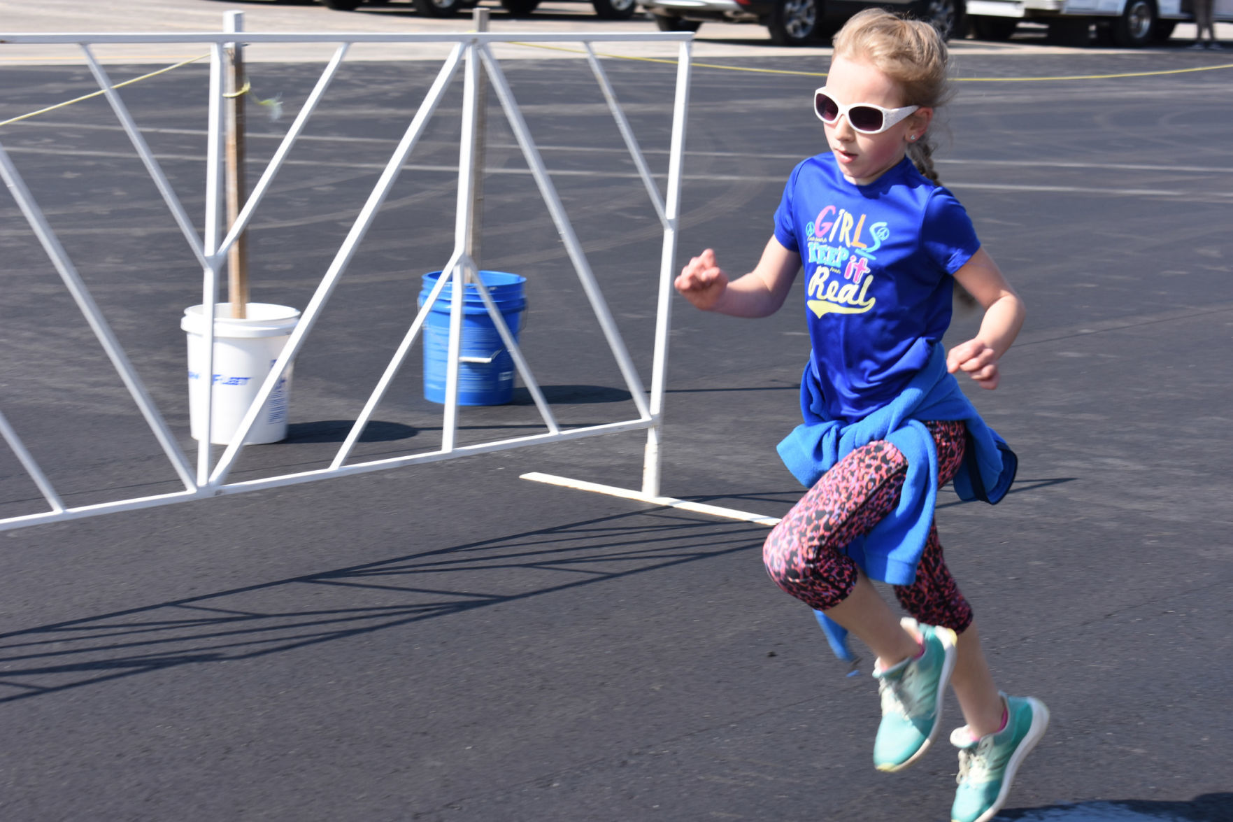 Young mile runner